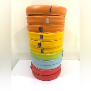 11 Round Kids Floor Toddler Foam Seat Cushion Waterproof Emoji Emotion 12x2